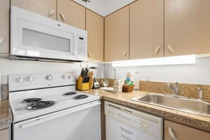 Fridge, microwave, oven, stovetop - Spacious 2 Bedroom Ocean Suite - Paki Maui 103 (Lahaina)