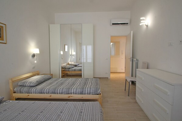 2 bedrooms, iron/ironing board, travel crib, free WiFi