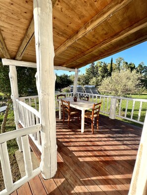 Outdoor dining - Vacation House in La Caletta - Lidone (La Caletta)
