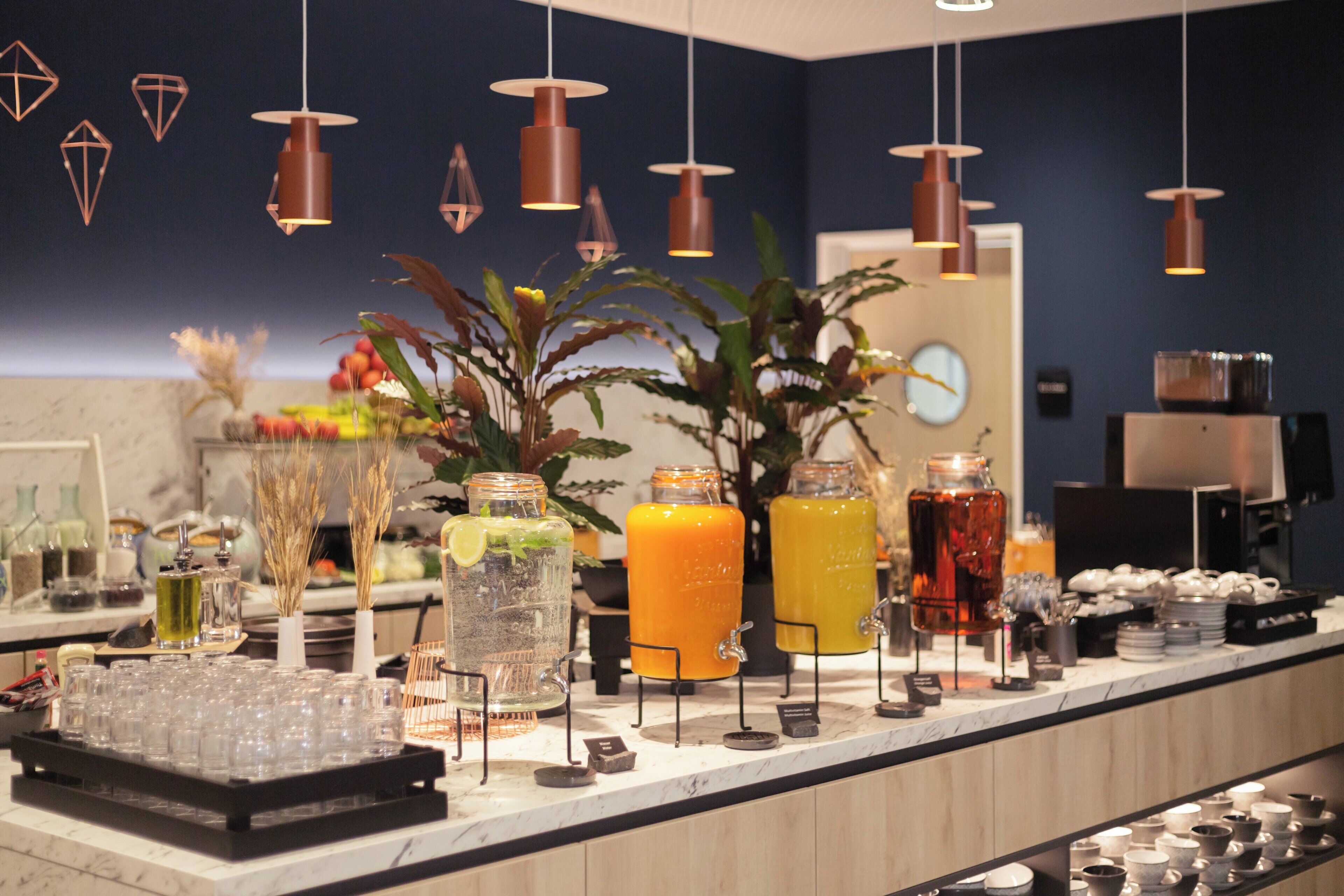 daily buffet breakfast (eur 17 per person)