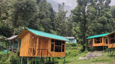 Wooden cottages