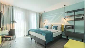 Insonorización, wifi gratis y ropa de cama
