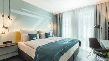 Soundproofing, free cots/infant beds, free WiFi, bed sheets