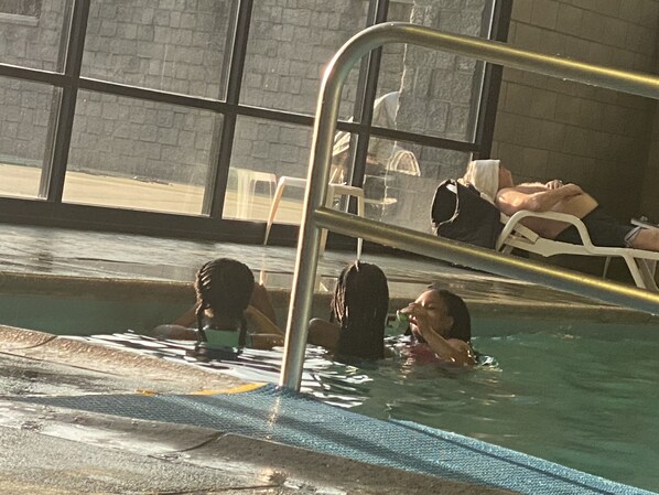 Indoor pool, outdoor pool