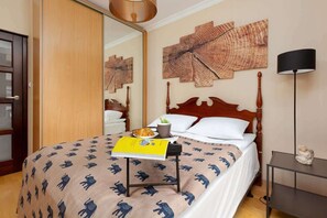 1 室のベッドルーム、アイロン / アイロン台、WiFi、ベッドシーツ