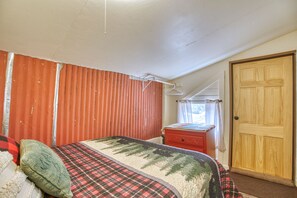 1 makuuhuone, vauvan matkasänky, ilmainen Wi-Fi, vuodevaatteet