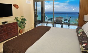 1 bedroom, iron/ironing board, free WiFi, bed sheets - Oceanfront Mahana Condo  1BR/1BA Sweeping Views Ac, Pool (Lahaina)