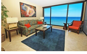 Smart TV - Oceanfront Mahana Condo  1BR/1BA Sweeping Views Ac, Pool (Lahaina)