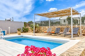 Pool - Cozy house with pool 1km from sandy beach in Pescoluse (Pescoluse)