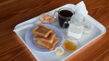 Daily local cuisine breakfast (USD 2 per person)
