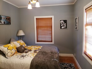 3 bedrooms, iron/ironing board, travel cot, WiFi