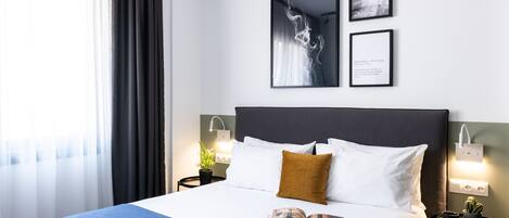 Doppelzimmer | 2 Schlafzimmer, hochwertige Bettwaren, Pillowtop-Betten, Zimmersafe