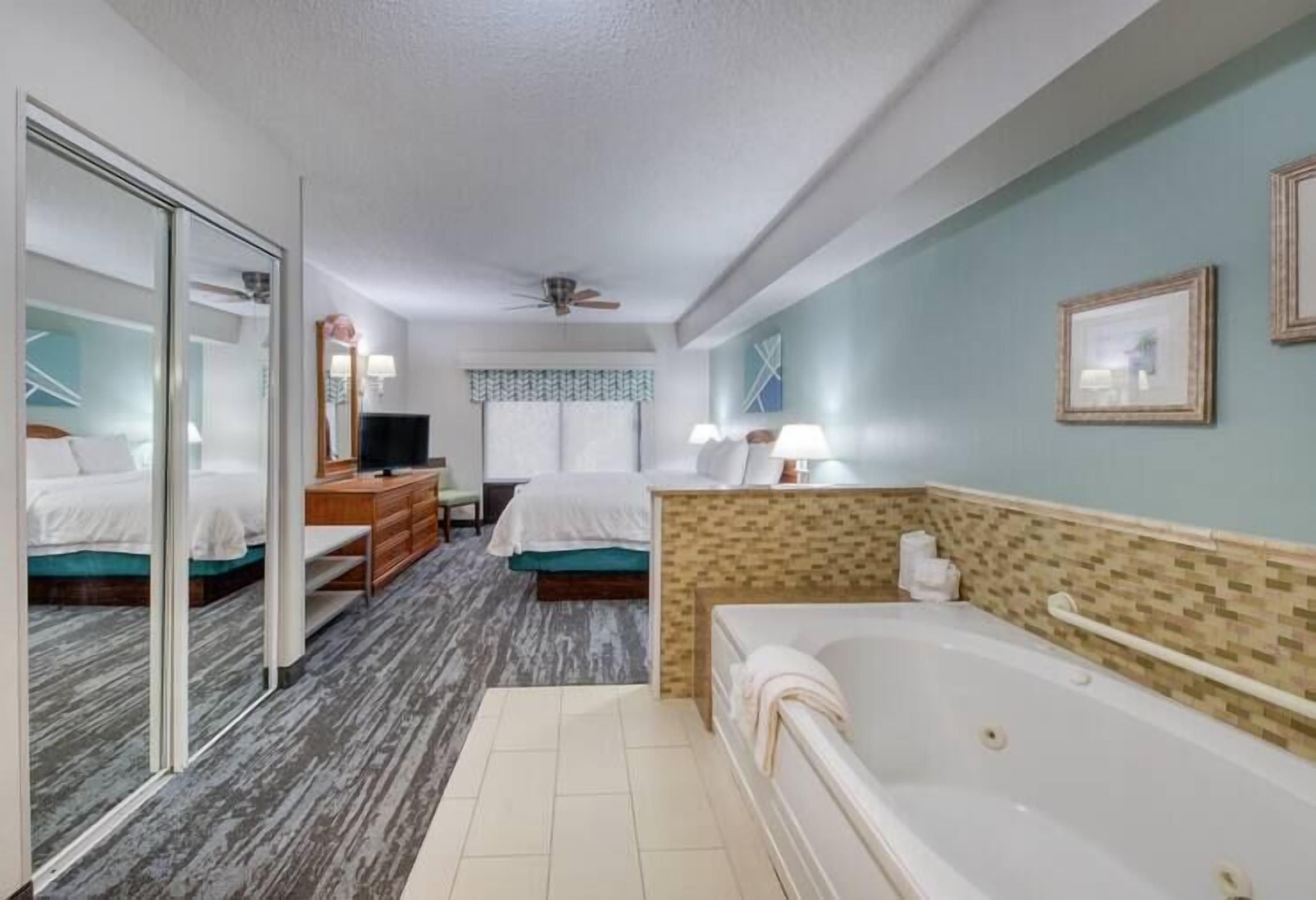 2 Connecting Suites at a  Hotel