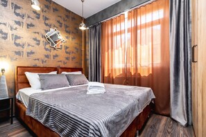 Apartment | 1 Schlafzimmer, Allergikerbettwaren, individuell dekoriert