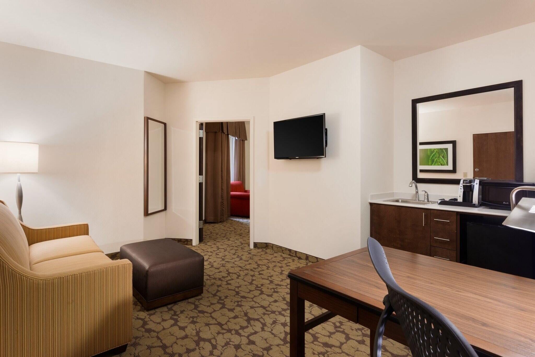 2 Connecting Suites at a  Hotel