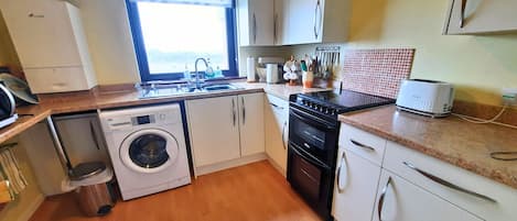 Fridge, microwave, freezer, ice maker