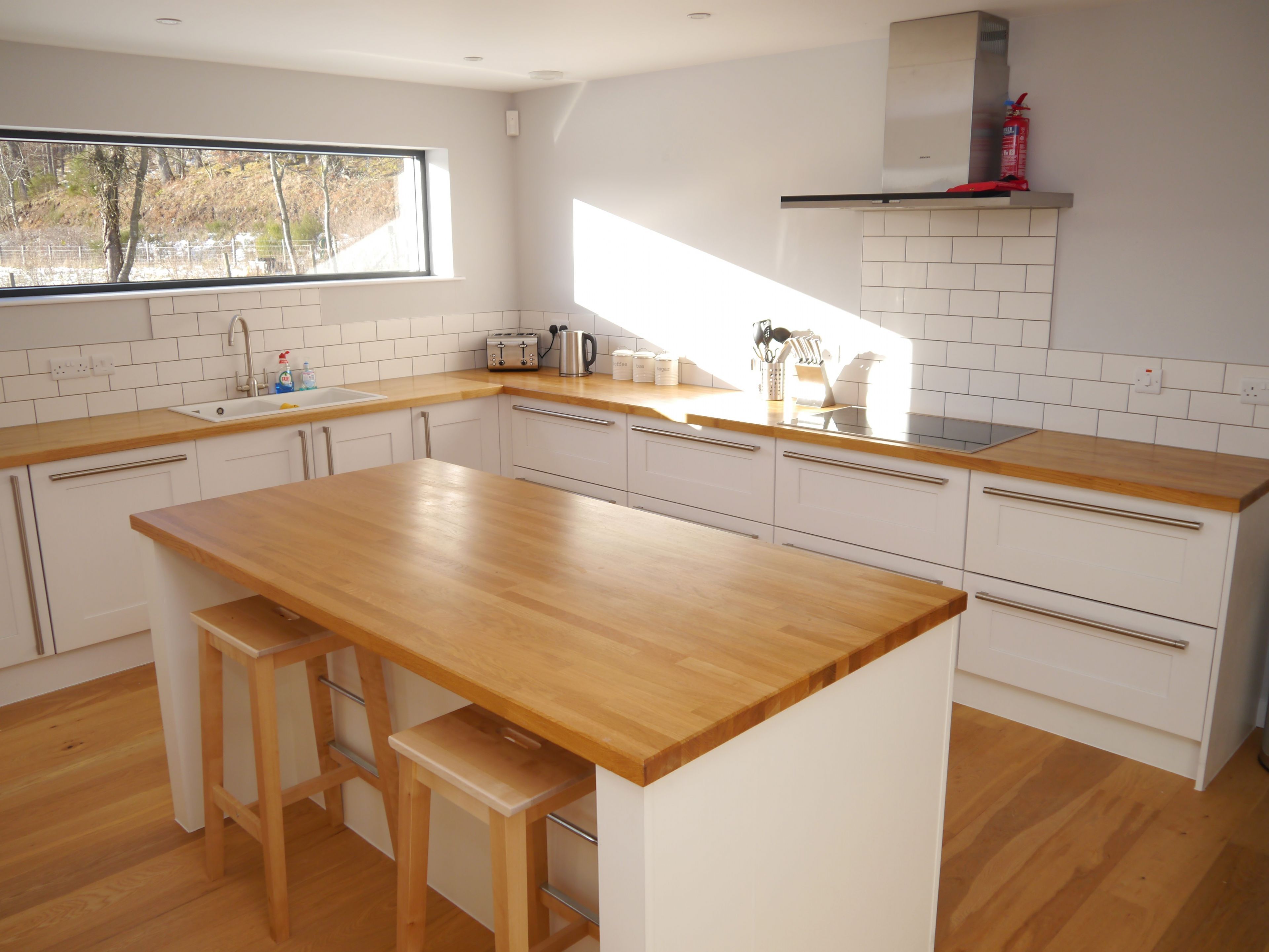 Fridge, microwave, dishwasher, ice maker