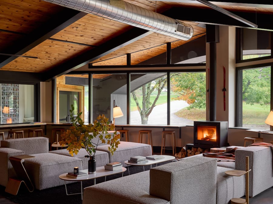 Sitteområde i lobbyen