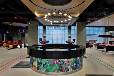 Lobby. Aloft Dubai Airport