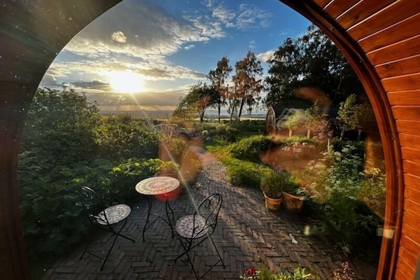 Superior Cabin, Ensuite, Sea View (Belhaven Bay Pod) | Terrace/patio