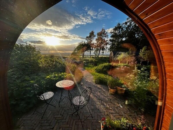 Superior Cabin, Ensuite, Sea View (Belhaven Bay Pod) | Terrace/patio