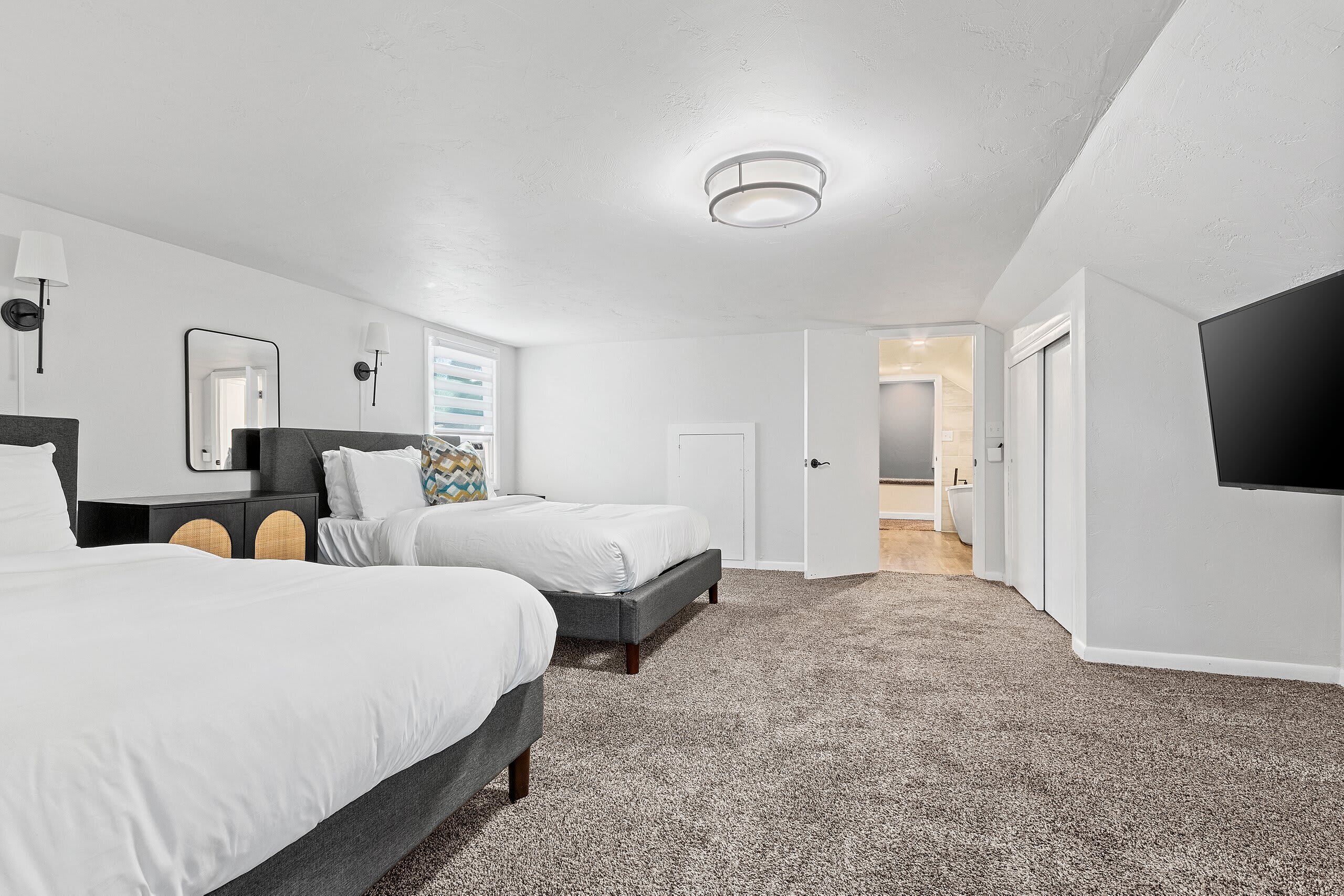 6 bedrooms, iron/ironing board, travel crib, WiFi