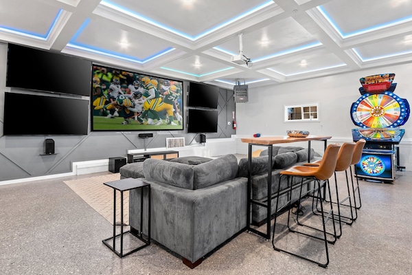 Bask in the natural light as you enjoy classic games in our spacious, sun-kissed second living area.