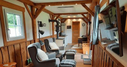 Tiny House Living Legends on the meadows of the Edermühle in the Waldviertel