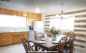 Dining - Mountain View: River flowing past hot tub overlooking horse meadows (Kernville)
