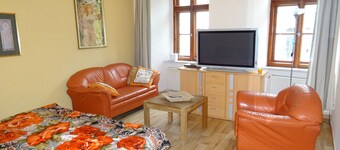 Müller's first vacation apartment in the old town of Görlitz