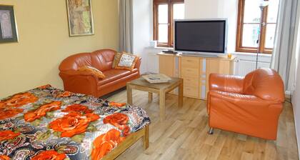 Müller's first vacation apartment in the old town of Görlitz