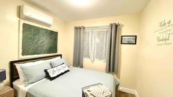 1 makuuhuone, silitysrauta/-lauta, ilmainen Wi-Fi, vuodevaatteet