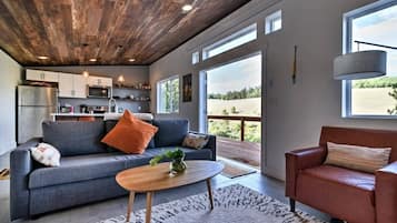 Smart TV y chimenea