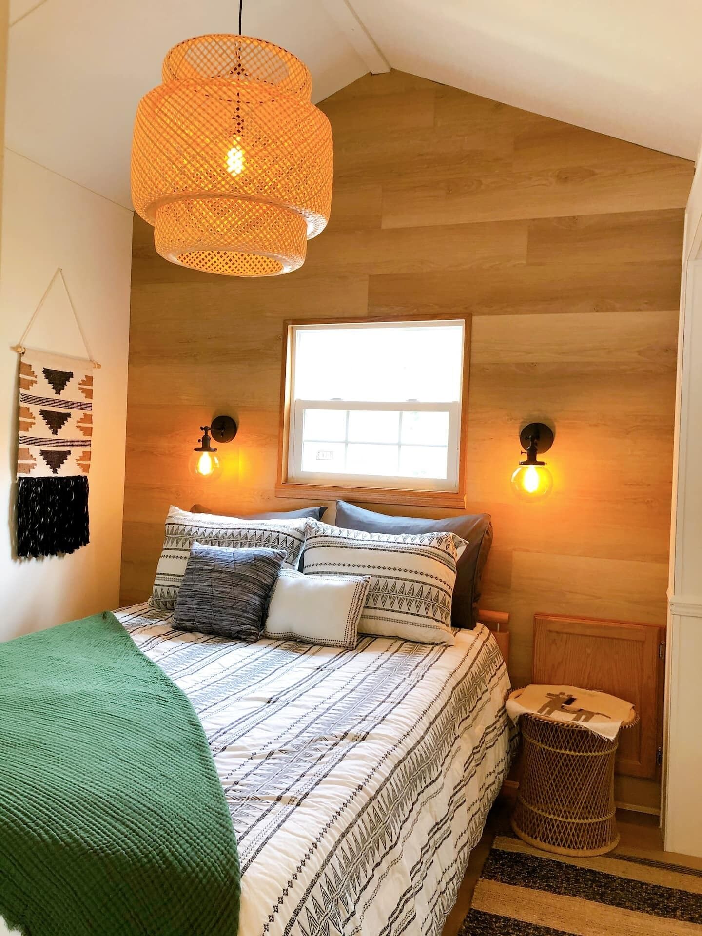 The bedroom in the Cultus Gem. High quality mattress for a great night's sleep