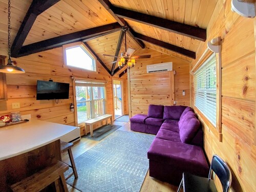 B10 Awesome "Tiny Home" A/C, Mountain Views, Minutes to Skiing, Hiking, Attractions, Dog Friendly!