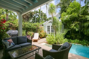 Una piscina riscaldata