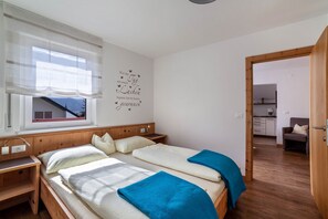 1 makuuhuone, ilmainen Wi-Fi, vuodevaatteet