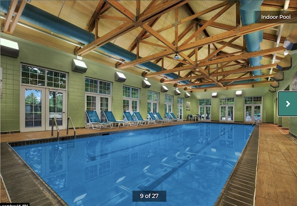 Indoor pool, outdoor pool