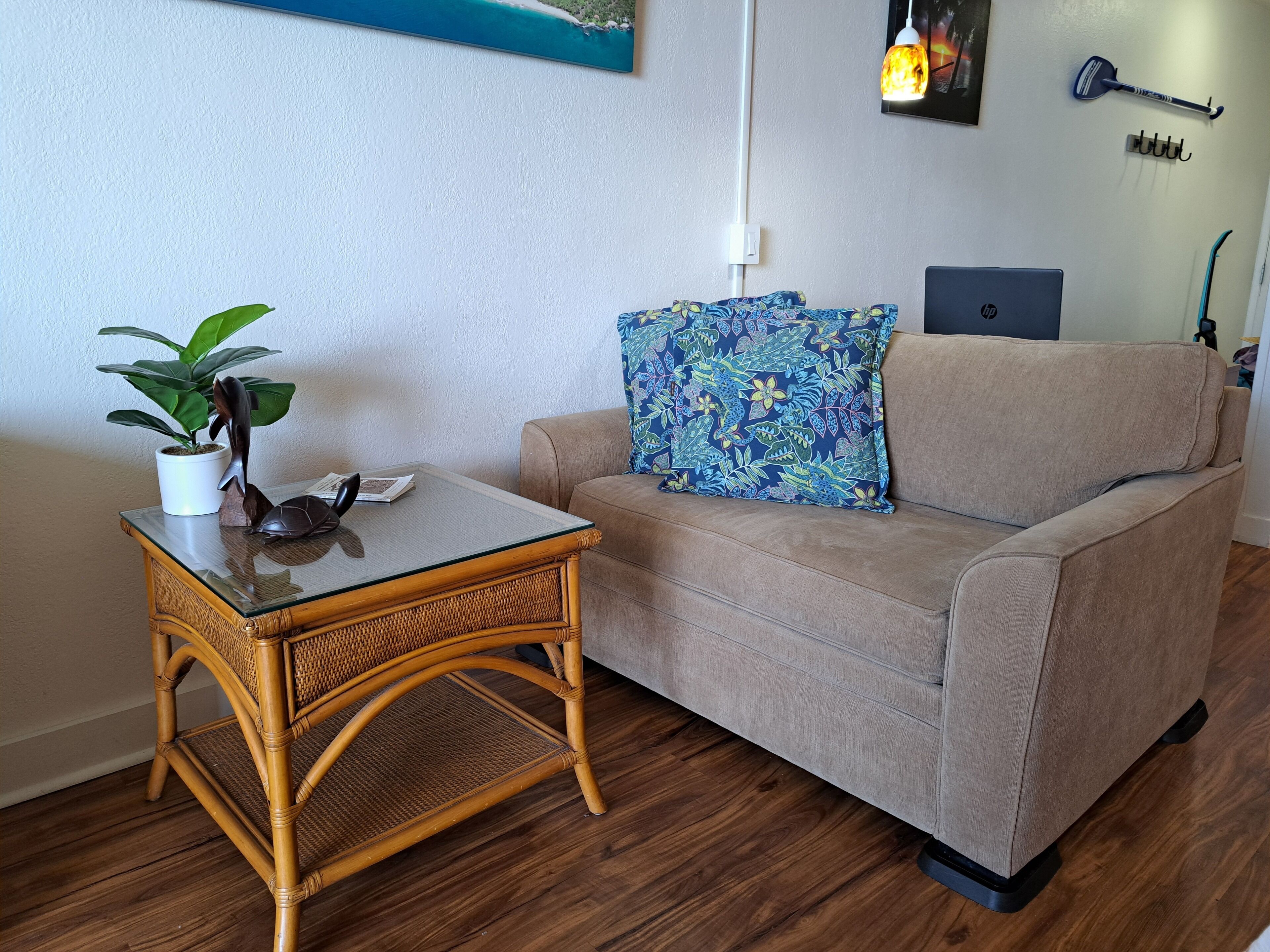 TV, table tennis, books