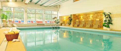 Indoor pool, a heated pool
