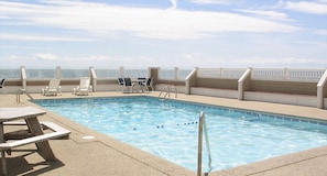 Indoor pool, outdoor pool