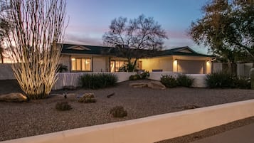 Front of property - evening/night