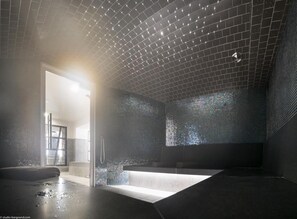 Spa - Wifi, 100m from resort center, view mountain, fitness, swimming pool, sauna, hammam, balcony (Le Grand-Bornand)