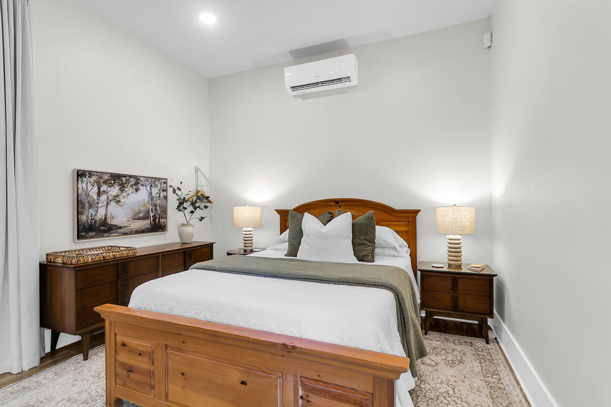 1 dormitorio, ropa de cama hipoalergénica, caja fuerte