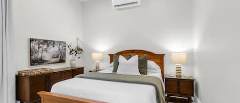 1 dormitorio, ropa de cama hipoalergénica, caja fuerte