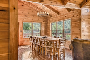 Cabin, 3 Bedrooms | Dining - Bear Ridge 3 Bedroom Cabin by RedAwning (Sevierville)
