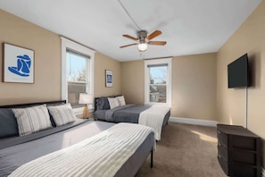 4 間睡房、熨斗/熨衫板、Wi-Fi、床單