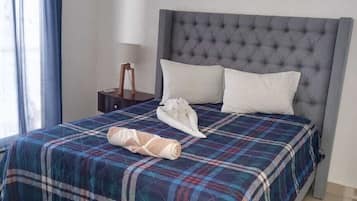 2 chambres, literie de qualité supérieure, ameublement personnalisé