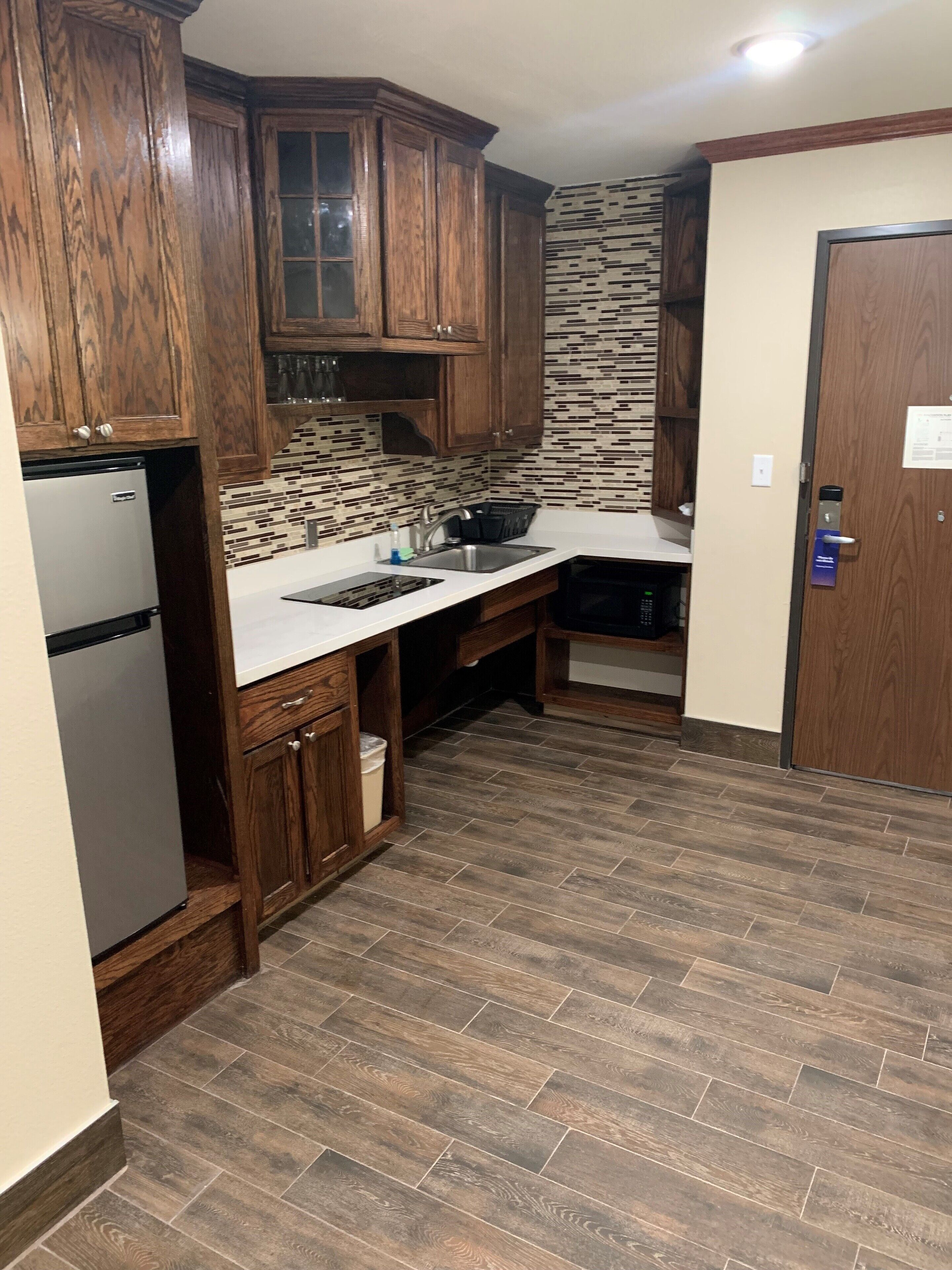 kitchenette accessible two queen beds | private kitchen | fridge, microwave, coffee/tea maker