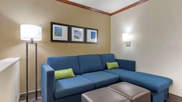 King Bed Suite | Egyptian cotton sheets, premium bedding, pillowtop beds